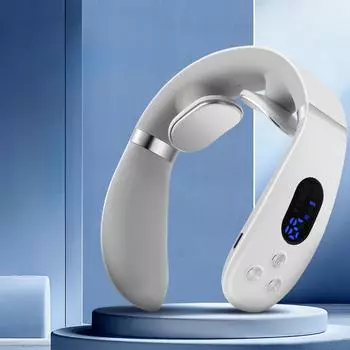 Шейный массажер, защита для шеи, интеллектуальный низкочастотный импульсный разминающий многофункциональный массажер для шеи