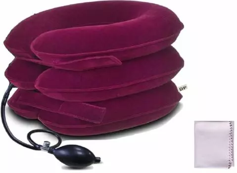 шейный растяжитель бытовой воздушный насос тип воздушные товары люкс замша pa431 D-drempating (розовый)