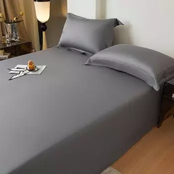 Шелк 100% хлопок Длинноволокнистый хлопок Постельное белье Однотонный 48x74pillowcase 2pc