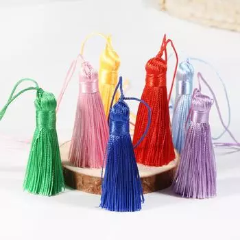 Шелковая бахрома с кисточками, кисть для штор, бахрома с кисточками, отделка для штор «сделай сам», изготовление ювелирных изделий, свадебное украшение для дома