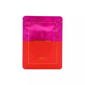 Шелковая маска для лица Soooo Silk Gucchi Face Pack Шелковая маска для лица Тканевая маска для лица Тканевая маска Органический уход за кожей Органический серицин Сухая Увлажнение Глянцевая кожа