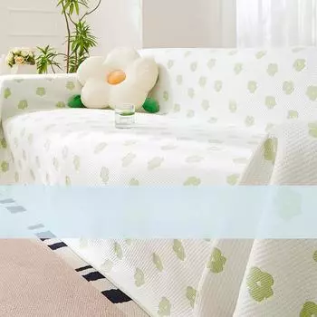 Шелковая подушка для дивана из свежего льда, летнее полотенце для дивана, летний коврик, универсальный чехол для дивана, универсальный чехол, высококачественный 180*130cm