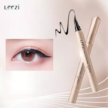 Шелковая подводка для макияжа Leezi Ryuken с изогнутым кончиком легко наносится, не размазывается, водонепроницаемая и устойчивая к поту подводка для глаз