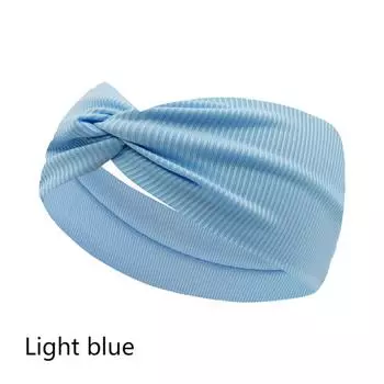Шелковистая Тканевая Повязка на Голову с Перекрутом, Эластичные Ленты для Волос для Йоги, Тренировок, Бега, Спорта, Тюрбан для Женщин, Повязка для Волос для Девочек One Size
