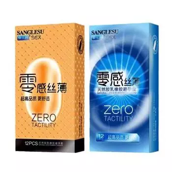 Шелковисто-тонкие глянцевые презервативы квадратной упаковки 12 шт. с большим объемом масла для взрослых 12Pcs