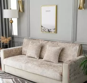 Шелковистые бархатные кожаные чехлы для диванов, теплые полотенца, чехол для дивана, полное покрытие, универсальный зимний плюшевый нескользящий чехол для дивана 60x60