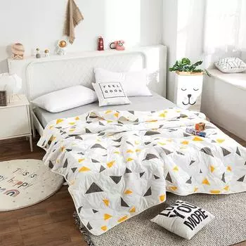 Шелковое одеяло, шелковистое охлаждающее тонкое летнее одеяло, можно стирать в стиральной машине, размер Single/Queen/King Size 150x200cm