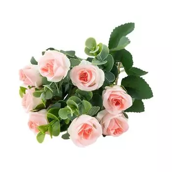 Шелковые реалистичные искусственные цветы для украшения, реалистичная атмосфера в любом месте, искусственные растения светло-розовый