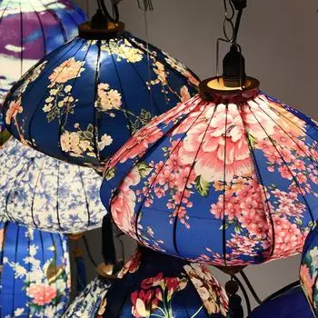 Шелковый фонарь в китайском стиле 12/14 дюймов Древний дворцовый фонарь Вьетнамский традиционный весенний фестиваль середины осени подвесной декор для вечеринки 12 inch