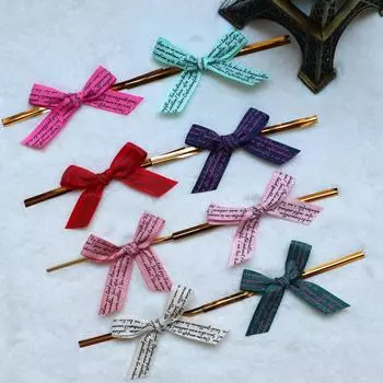 Шелковый галстук-бабочка с напечатанными буквами, упаковка West Point, галстук-бабочка с буквами, упаковка для выпечки, белый кабельный хомут left one rose red * silk 8CM500 in a pack