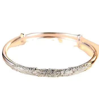 Шелковый серебряный браслет женский 999 посеребренный браслет из твердого серебра серебряные украшения для молодой мамы подарок для подруги Qixi Adjustable size