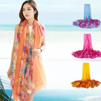 Шелковый шарф для женщин на лето, модная шаль, тонкий и универсальный, весенне-осенний шарф песочного цвета, длинный шифоновый шарф в мелкую полоску 160*50cm