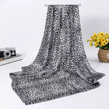 Шелковый шарф, универсальный оттенок для весны и лета, квадратный шарф 90 см, шаль для защиты от солнца, универсальный женский шелковый шарф, декоративный подарочный шарф 90*90cm чёрный