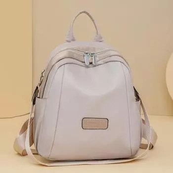 Shell Backpack Ladies Travel Bag Lightweight and Fashionable Backpack чёрный