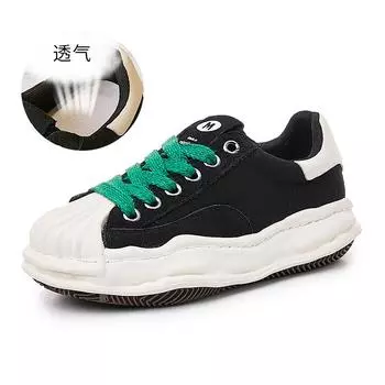 Shell head dissolving shoes 2025 summer new shoes women s versatile casual little white shoes women s versatile leather women s shoes tide 35