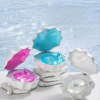 Shell Lamp Speaker износостойкий настольный для подарка гостиной синий