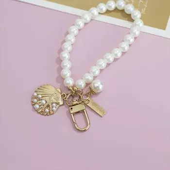 Shell Mobile Phone Lanyard Pearl Phone Wrist Strap Universal Cell Phone Strap Phone Accessories style 4