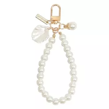 Shell Pearl-Phone Chain Creative-Heart Keychain Pendant-Charms Car Keyring Hanging Ornament for Handbag Purse Decoration T2