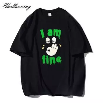 Shellsuning корейские свободные хлопковые футболки женские летние большие футболки с короткими рукавами и буквенным рисунком женские повседневные уличные пуловеры M жёлтый