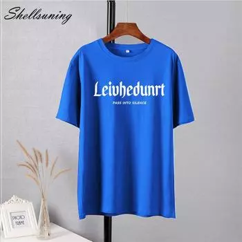 Shellsuning, повседневные универсальные футболки для женщин, летние мягкие хлопковые футболки с короткими рукавами, женские корейские свободные базовые топы для мужчин M жёлтый