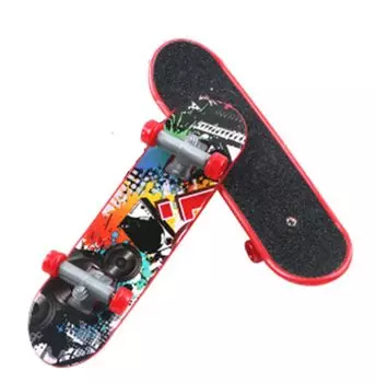 Shengo Finger Board Finger Skateboard Сборка канадских Finger Skate Целевая аудитория 6 лет и старше (Случайный шаблон) Возраст