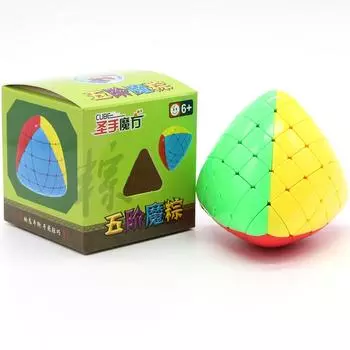 Shengshou 5x5 кубик для рисовых клецок 5x5x5 Sengso Magic Puzzle Cube 5x5 Пирамидальный куб Mastermorphix Speed Magico