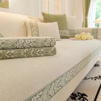 Шенилл Современная Четыре Сезона Универсальная Ткань Для Подушки Дивана Нескользящий Чехол Для Дивана Все Включая Универсальную Ткань Для Дивана 70-70cm