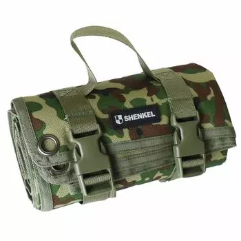SHENKEL Для одиночного кемпинга и отдыха Коврик для стрельбы Force Shooting Mat 200x80 см Нейлон 1000D Водоотталкивающий с ручкой Складной Компактный Военный