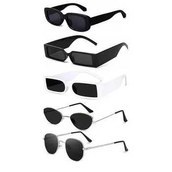 Sheomy Unisex Combo предлагает набор из 5 очков Black Candy MC stan Combo предлагает набор из 5 очков - MC-761