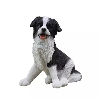 Shepherd Simulated Dog Resin Model Tabletop Figurine Micro Landscape Decoration