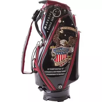 Sheriff Caddy Bag EAGLE SERIES Eagle Series Type 9.5 SFE-002 BLACKRED BlackRed