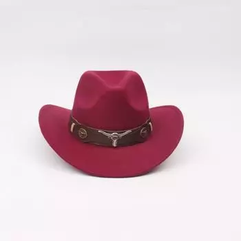 Шерстяная ковбойская шляпа в стиле джаз с большим краем, шляпа для косплея, классная ковбойская шляпа в стиле вестерн, велосипедные кепки белый