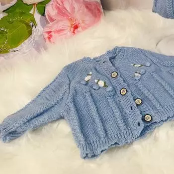 Шерстяная кукла ручной работы, аксессуары, синее пальто + комбинезон, костюм для куклы 22-23 дюймов, модная одежда для девочек, игры, игрушки suit 22-23 inch doll синий