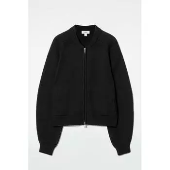 Шерстяная куртка Cos Japan Point Knit Black/XS