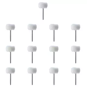 Шерстяная полировальная абразивная щетка с хвостовиком 3 мм, шлифовальный круг, инструмент (1шт)