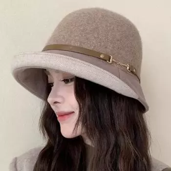 Шерстяная шапка рыбака осень-зима темперамент универсальная теплая вязаная шапка высококачественная защита ушей шапка для бассейна One size чёрный