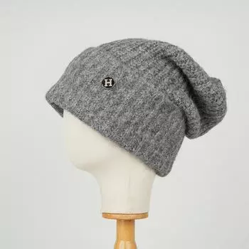 Шерстяная шапка, женская зимняя вязаная шапка с защитой ушей, мужская теплая шапка с объемным принтом, шапка с рукавами, шапочки Skullies, лыжная кепка чёрный