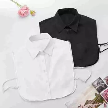 Шерстяная шерстяная рубашка Guangzhou Wool Large Simple Black And White Collage Shirt Universal с накладным воротником белый