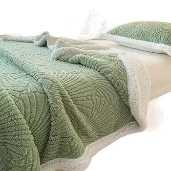 Шерстяное одеяло Taff в скандинавском стиле 40*40cm чай зеленый