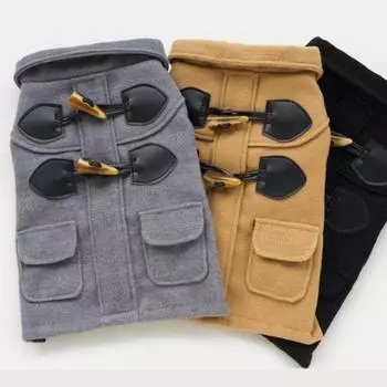 Шерстяное пальто для домашних животных на осень-зиму, одежда для домашних животных, пальто для собак, ветровка для собак, симпатичное пальто, свитер для собак для маленьких собак, одежда для щенков XS