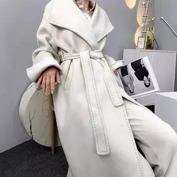 Шерстяное пальто Высококачественное шерстяное пальто Зима S