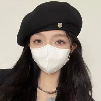 Шерстяной берет в британском стиле, однотонная шляпа художника в стиле ретро, восьмиугольная шляпа для улицы хаки