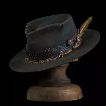 Шерстяной цилиндр с веб-украшением, европейская и американская мода, универсальная фетровая шляпа из чистой шерсти One size