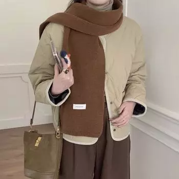 Шерстяной крест шарф утолщенный шейный платок шейный платок оборачивается теплая повязка на шею для женщин