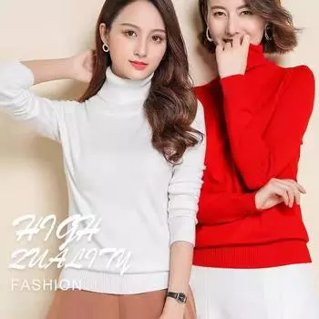 Шерстяной свитер из чистого кашемира, женская вязаная водолазка, кашемировый пуловер, эластичный пуловер с высоким воротом, вязаные свитера S светло-фиолетовый