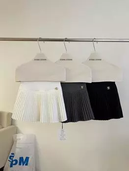 Шерстяные мини-юбки женские элегантные кавайные черные плиссированные юбки зимняя корейская мода высокая талия универсальные фалды А-силуэта новые S темно серый