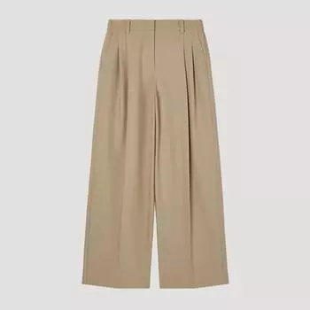 Shesmiss Tuck Wide Stretch Pants Swwslp12140 Be beige/55