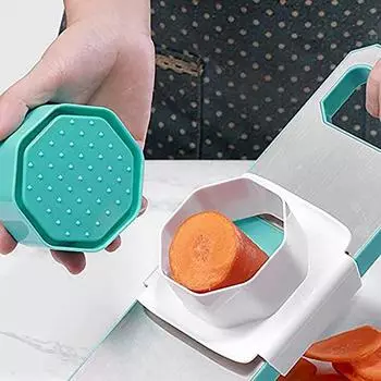 Шесть в одном измельчитель овощей, многофункциональный терка для картофеля, кухонная терка для еды с защитой для рук, магнитная адсорбция