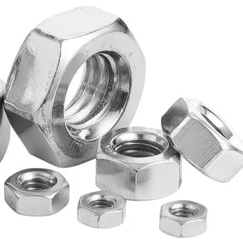 Шестигранная гайка из нержавеющей стали 304, национальный стандарт, доступны размеры M6 - M18 M6