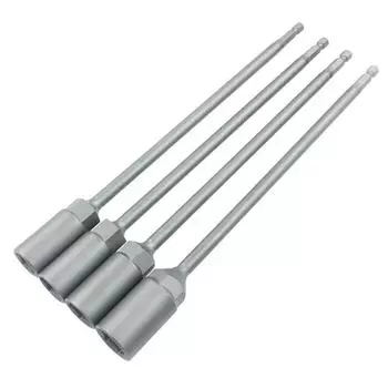 Шестигранная головка для электродрелей 250 мм, удлиненная, высокое качество 5.5mm